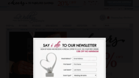 What Theweddingoutlet.com website looked like in 2018 (5 years ago)
