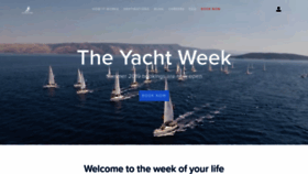 What Theyachtweek.com website looked like in 2018 (5 years ago)