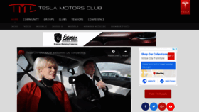What Teslamotorsclub.com website looked like in 2018 (5 years ago)