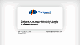 What Transparentcorp.com website looked like in 2018 (5 years ago)
