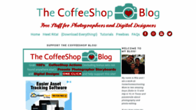 What Thecoffeeshopblog.com website looked like in 2018 (5 years ago)