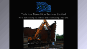 What Technicaldemolitionservices.com website looked like in 2018 (5 years ago)