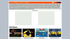 What Tom-and-jerrygames.com website looked like in 2018 (5 years ago)