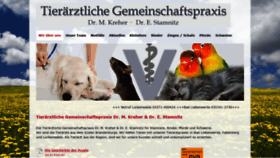 What Tierarzt-ee.de website looked like in 2018 (5 years ago)