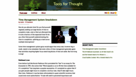 What Tools-for-thought.com website looked like in 2018 (5 years ago)