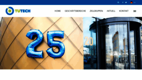 What Tutech.de website looked like in 2018 (5 years ago)