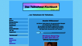 What Teilnehmer-kochbuch.de website looked like in 2018 (5 years ago)