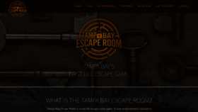 What Tampabayescaperoom.com website looked like in 2018 (5 years ago)