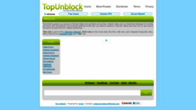 What Topunblock.com website looked like in 2018 (5 years ago)