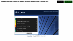 What Tint.com website looked like in 2018 (5 years ago)