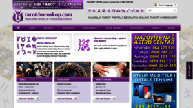 What Tarot-horoskop.com website looked like in 2018 (5 years ago)