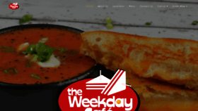 What Theweekdaycafe.com website looked like in 2018 (5 years ago)