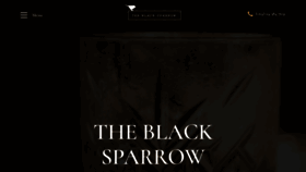 What Theblacksparrow.co.nz website looked like in 2018 (5 years ago)