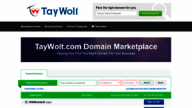 What Taywolt.com website looked like in 2018 (5 years ago)