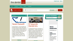 What Thedentisthub.org website looked like in 2018 (5 years ago)