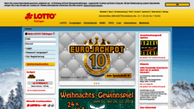 What Thueringenlotto.de website looked like in 2018 (5 years ago)