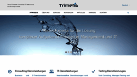 What Trimetis.eu website looked like in 2018 (5 years ago)
