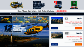 What Tourhelicopter.com website looked like in 2018 (5 years ago)