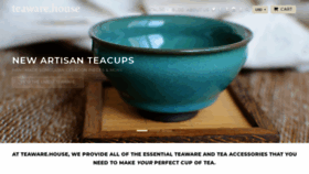 What Teaware.house website looked like in 2018 (5 years ago)