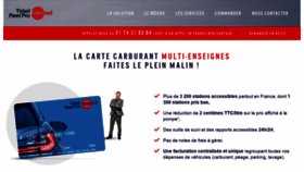 What Ticketfleetpro.fr website looked like in 2018 (5 years ago)