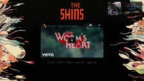 What Theshins.com website looked like in 2018 (5 years ago)