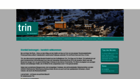 What Trin-verkehrsverein.ch website looked like in 2018 (5 years ago)