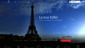 What Toureiffel.fr website looked like in 2018 (5 years ago)