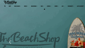 What Thebeachshop.co.kr website looked like in 2018 (5 years ago)