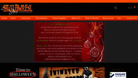 What Thehalloweenstore.co.za website looked like in 2018 (5 years ago)