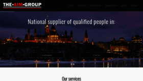 What Theaimgroup.ca website looked like in 2018 (5 years ago)