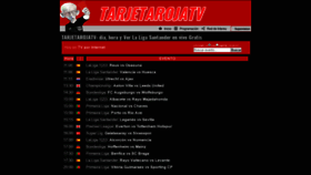 What Tarjetarojatv.live website looked like in 2018 (5 years ago)