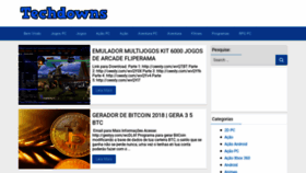 What Techdowns.com.br website looked like in 2018 (5 years ago)