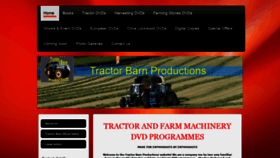 What Tractorbarnproductions.com website looked like in 2018 (5 years ago)