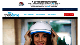 What Theradome.com website looked like in 2018 (5 years ago)