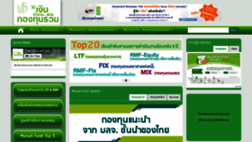What Thaimutualfundnews.com website looked like in 2018 (5 years ago)