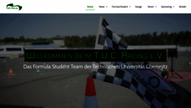What Tuc-racing.de website looked like in 2018 (5 years ago)