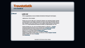 What Travstat.se website looked like in 2018 (6 years ago)