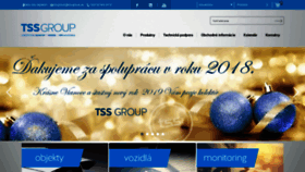 What Tssgroup.sk website looked like in 2018 (5 years ago)