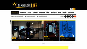 What Teknolojilife.com website looked like in 2018 (5 years ago)