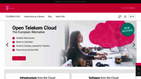 What Telekomcloud.com website looked like in 2018 (5 years ago)