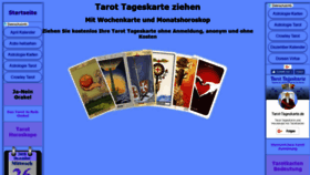 What Tarot-tageskarte.de website looked like in 2018 (5 years ago)