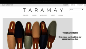 What Taramaydesign.com website looked like in 2018 (5 years ago)