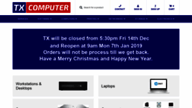 What Txcomputer.com.au website looked like in 2018 (5 years ago)