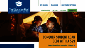 What Theeducationplan.com website looked like in 2018 (5 years ago)