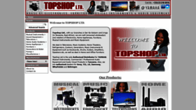 What Topshop.co.tz website looked like in 2018 (5 years ago)