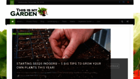 What Thisismygarden.com website looked like in 2018 (5 years ago)