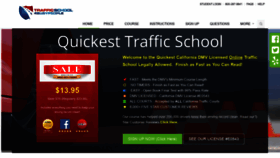 What Trafficschool4busypeople.com website looked like in 2018 (5 years ago)