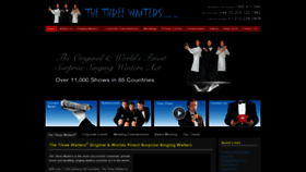 What Thethreewaiters.com.au website looked like in 2018 (5 years ago)