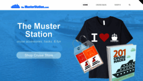 What Themusterstation.com website looked like in 2018 (5 years ago)