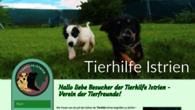 What Tierhilfe-istrien.org website looked like in 2018 (5 years ago)